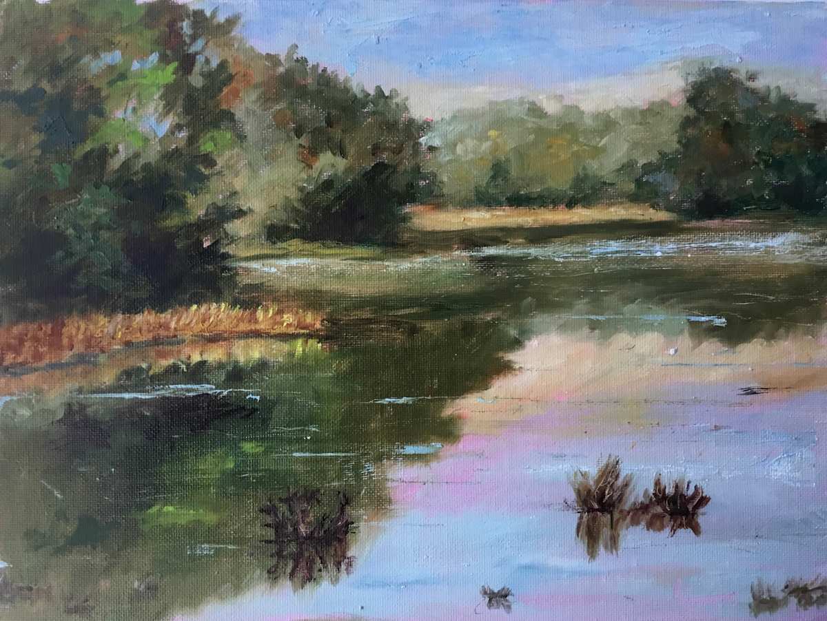 Morning Calm by Lina Ferrara 