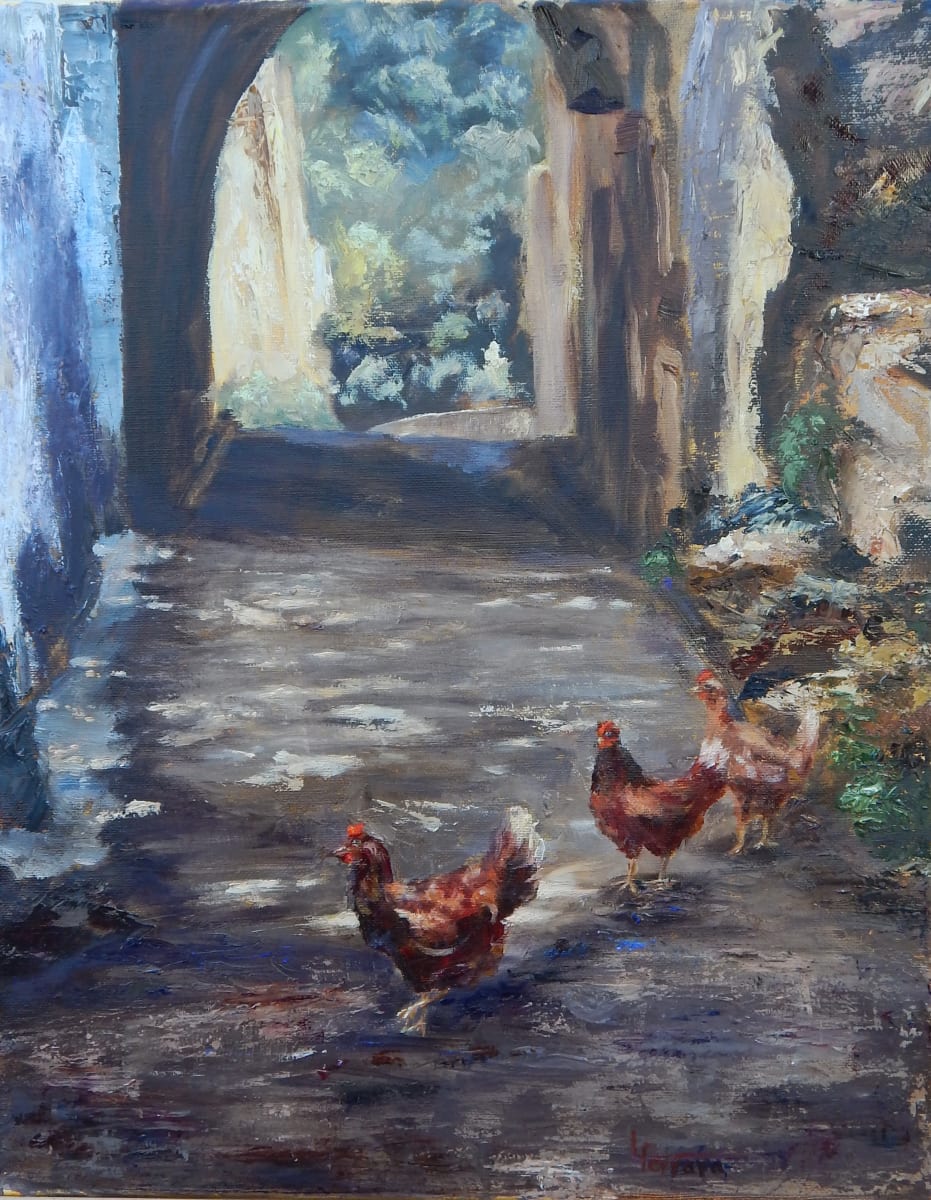 Crossing the Road in Gete, Italy by Lina Ferrara, Image 1.