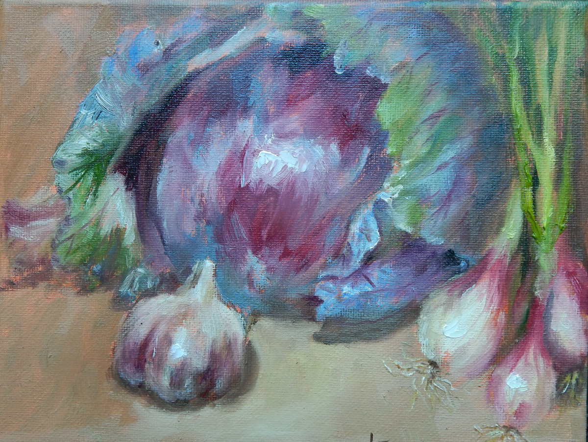 Red Cabbage by Lina Ferrara 