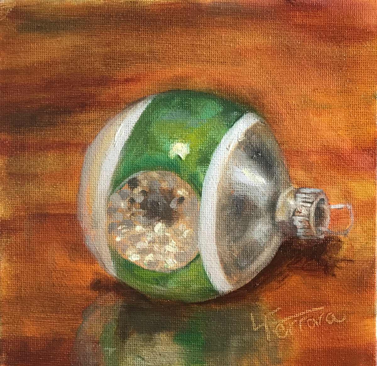 Vintage Emerald Sparkles by Lina Ferrara, Image 1.