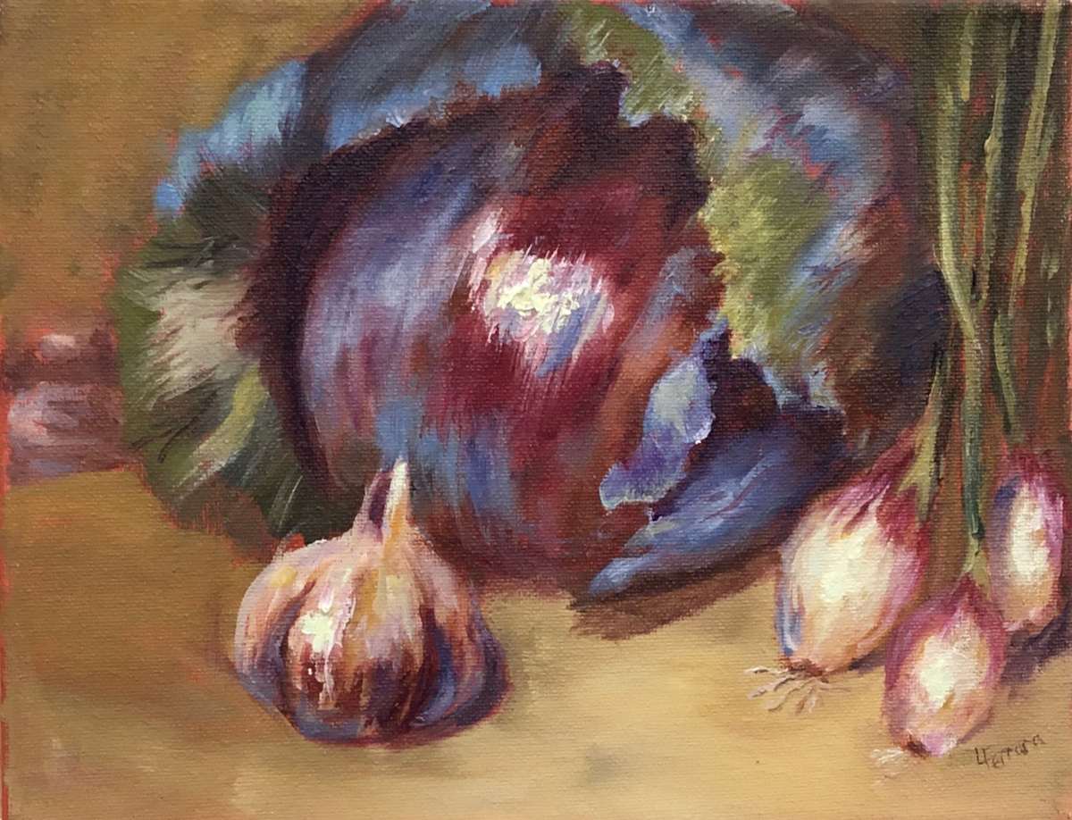 More Red Cabbage by Lina Ferrara 
