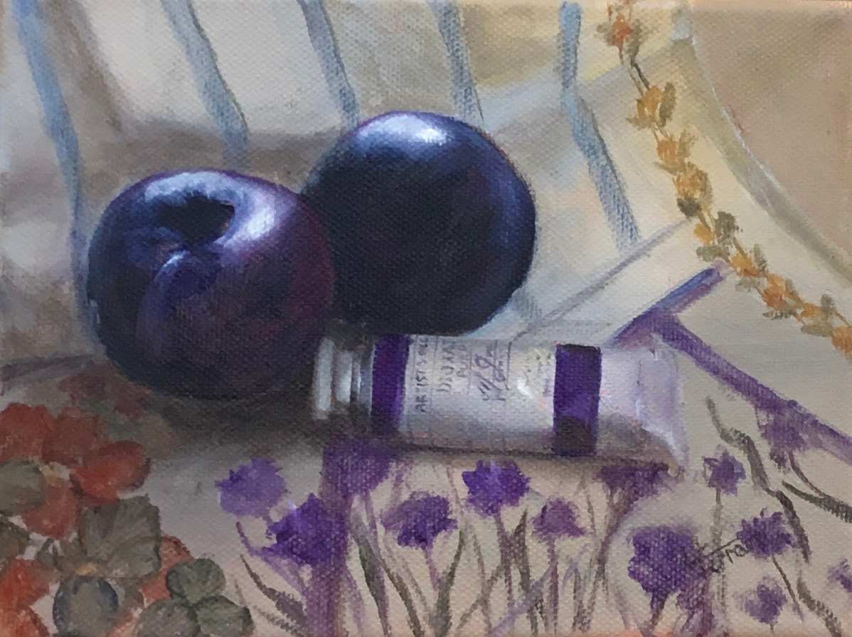 Violet Plums by Lina Ferrara, Image 1.