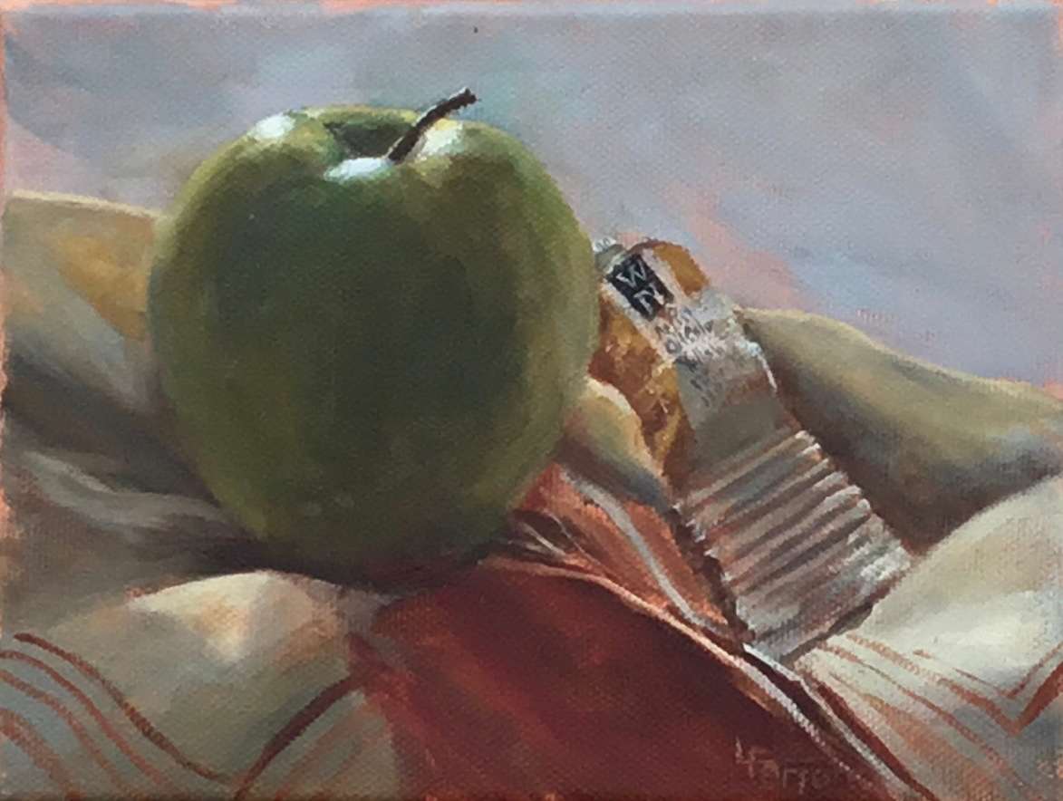 Yellow Orange Apple by Lina Ferrara, Image 4.