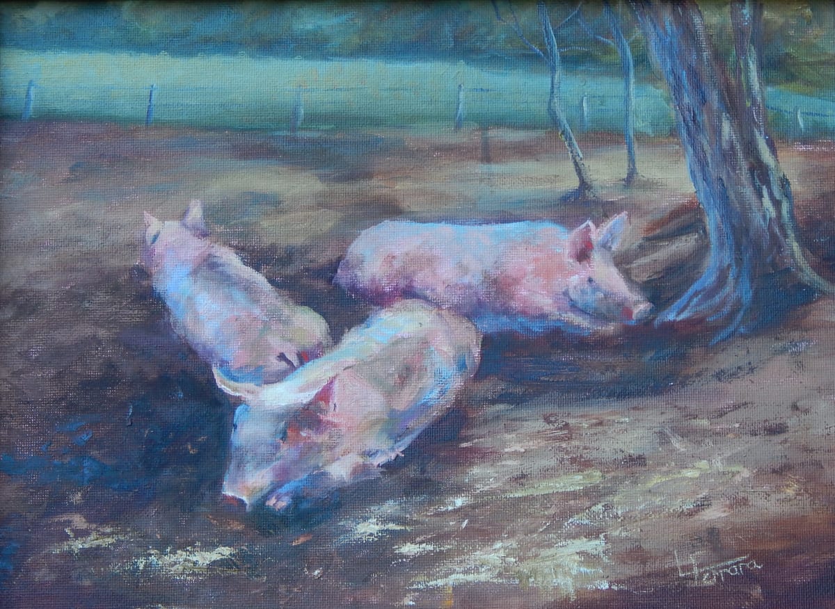 Three Little Piggies by Lina Ferrara 