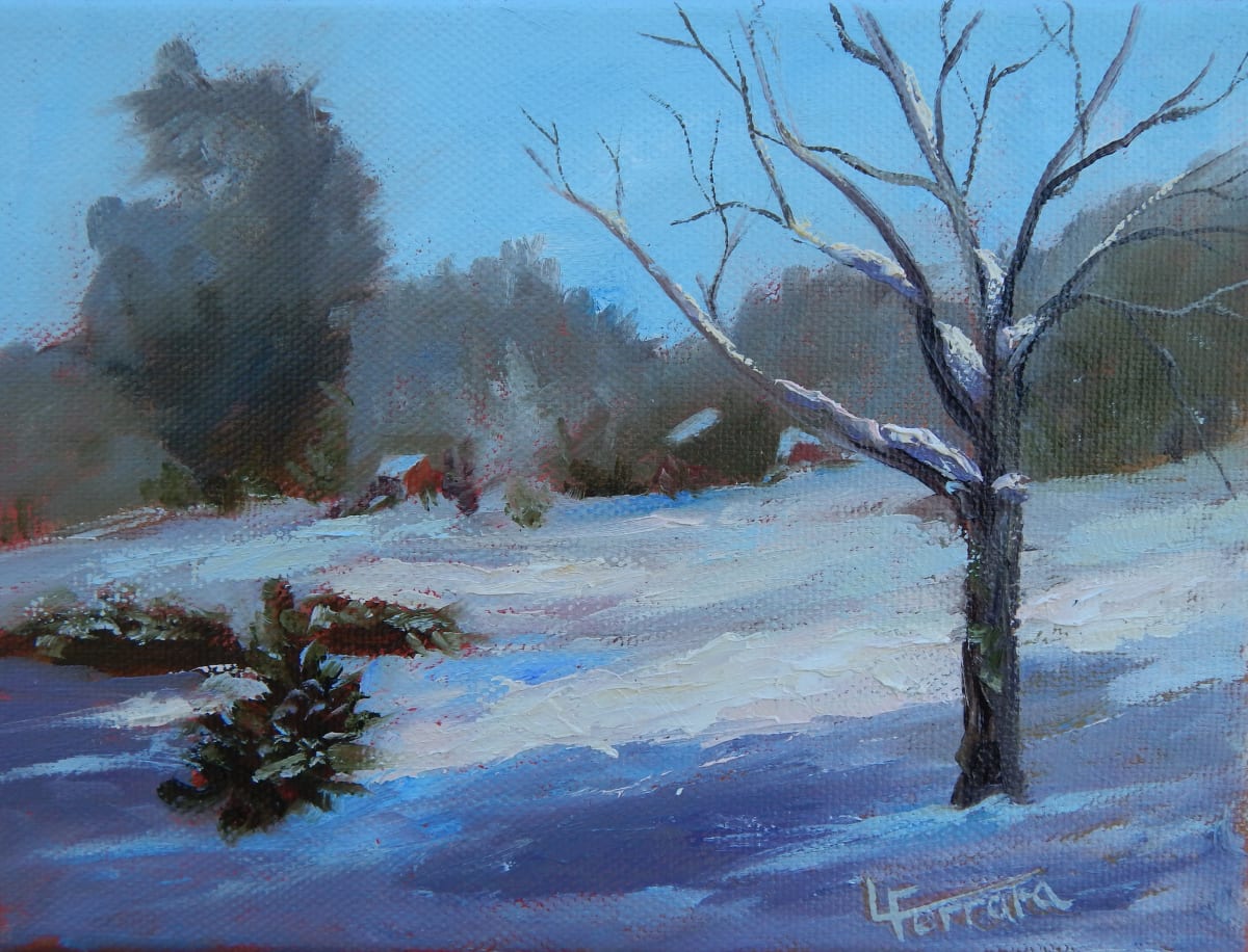 Wintry Embrace by Lina Ferrara 