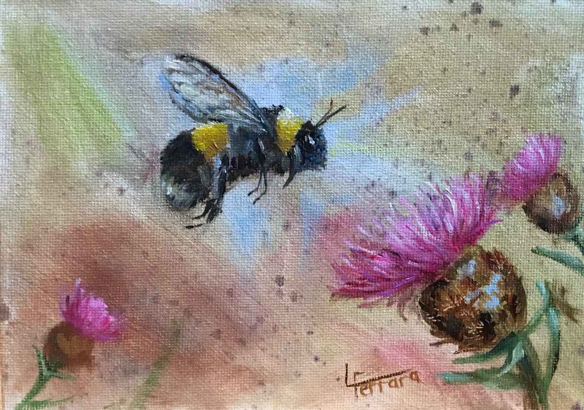 Buzzing Around Again by Lina Ferrara 