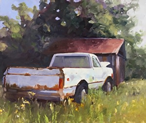 First Love by Mary Kamerer Impressionist Painting 