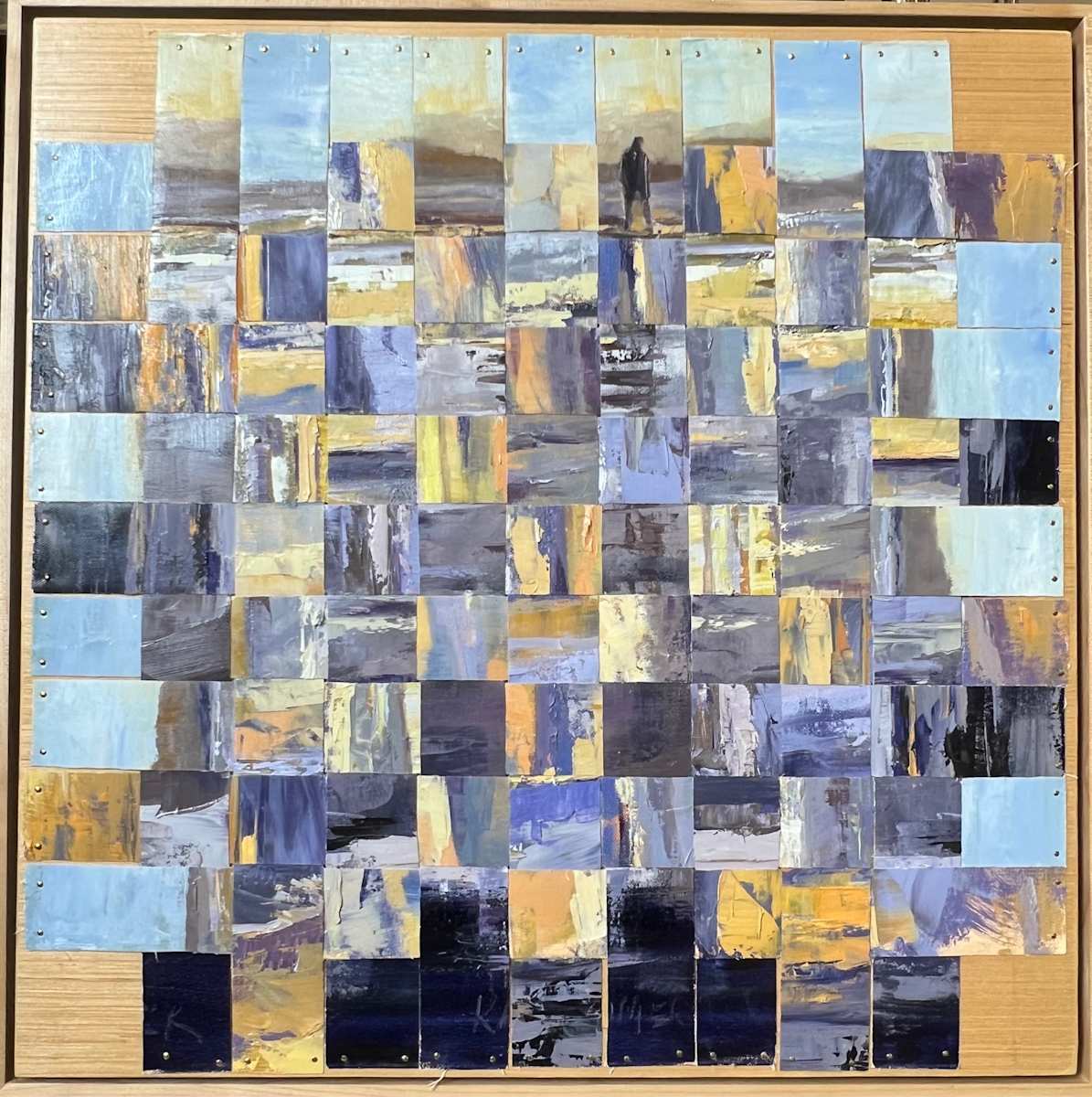 Solitary Man by Mary Kamerer Impressionist Painting 