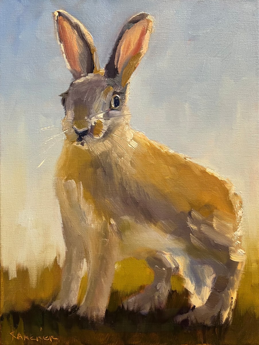 On High Alert by Mary Kamerer Impressionist Painting 