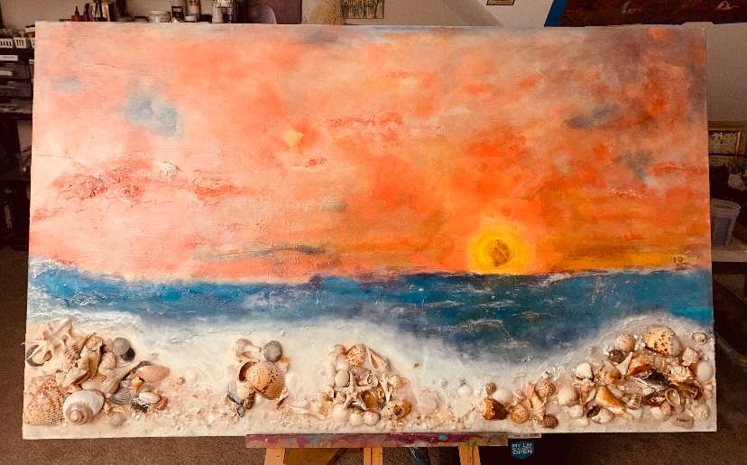 Peace Be Still,  Mark 4:39 by Rebecca Viola Richards, Image 8.