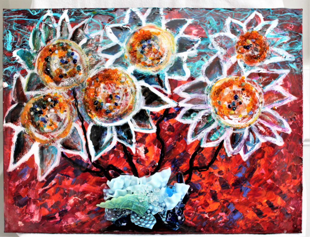Petals In Bloom by Rebecca Viola Richards 