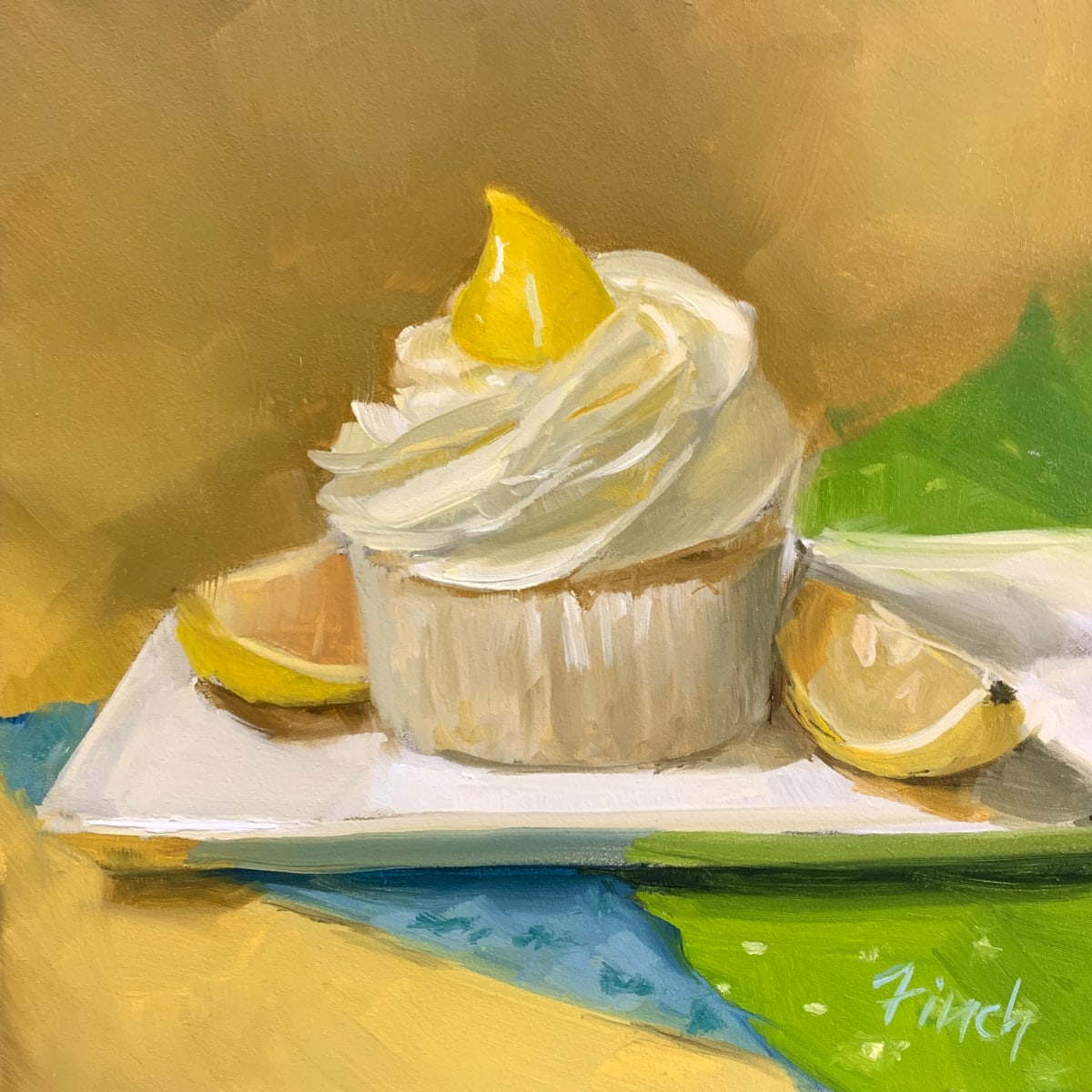 Lemon Reverie by Rebecca Finch  Image: This lovely lady was found at Poppleton Bakery and Cafe in Corning, NY and she was delicious!