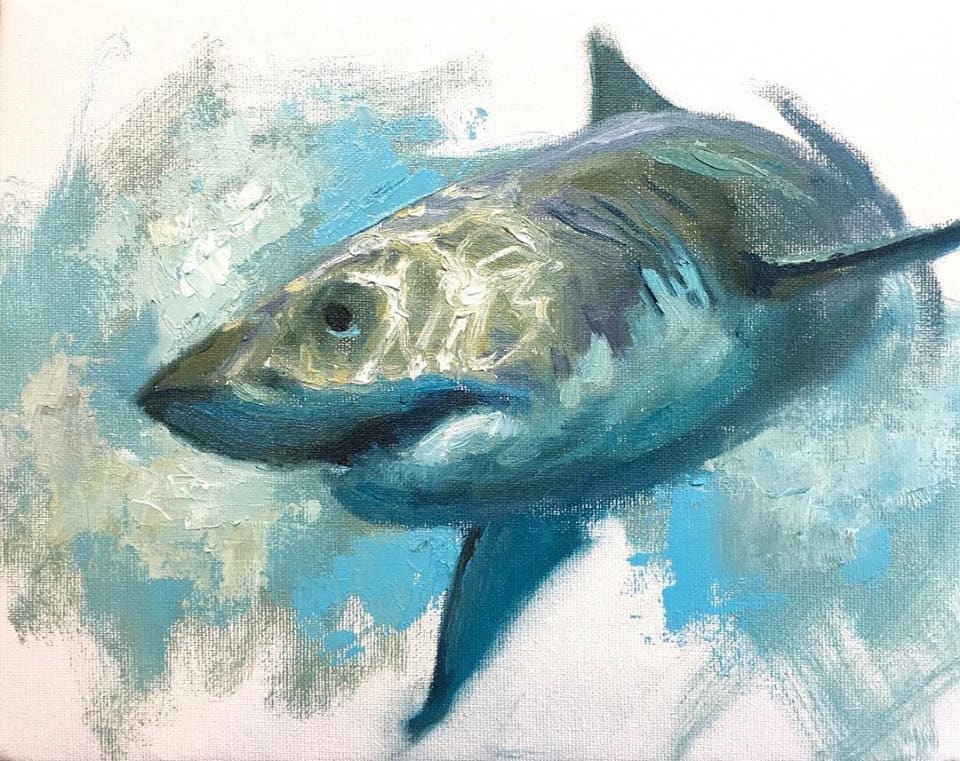 Great White Hello by Joyful Ward 