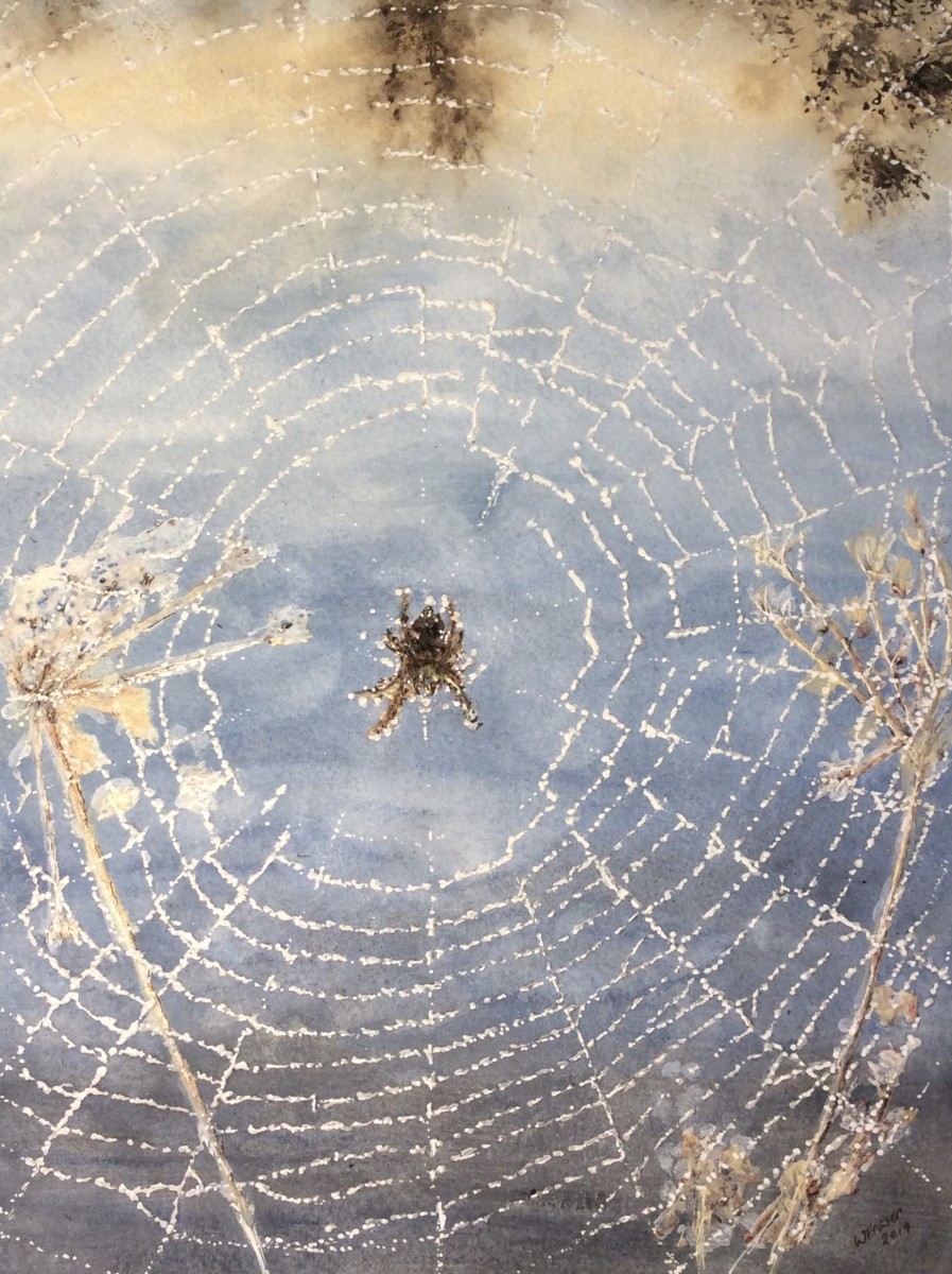 Colleen's Spider - SOLD by Wanda Fraser 