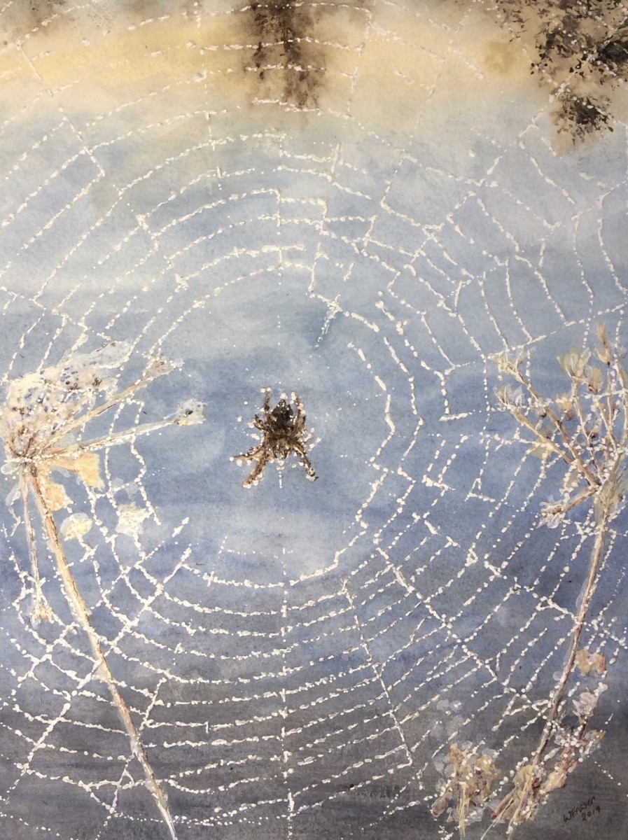 SOLD - Colleen's Spider by Wanda Fraser 
