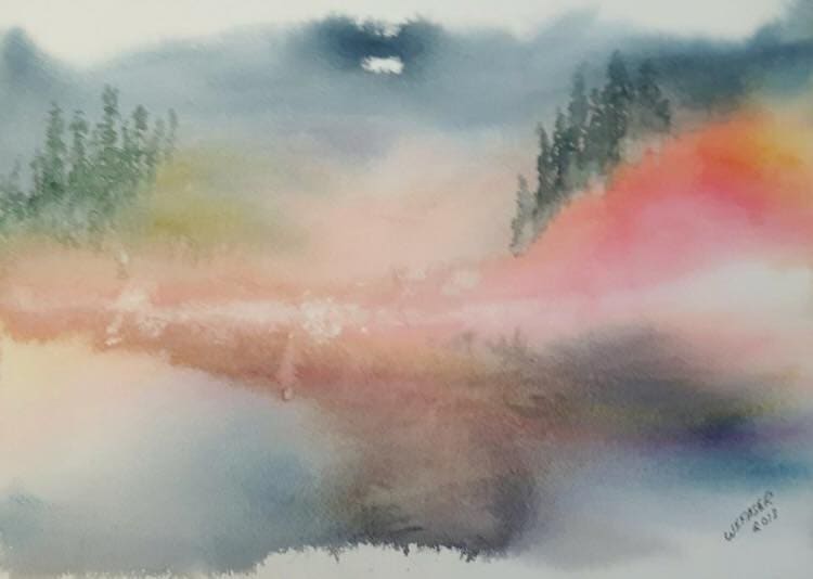 Misty Lake by Wanda Fraser, Image 1.