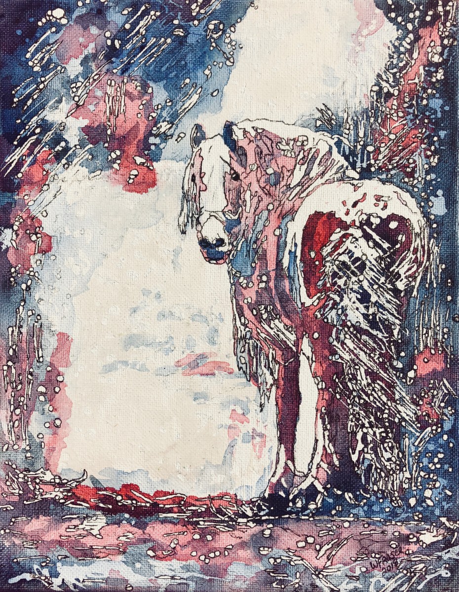 SOLD - First Snowfall by Wanda Fraser 