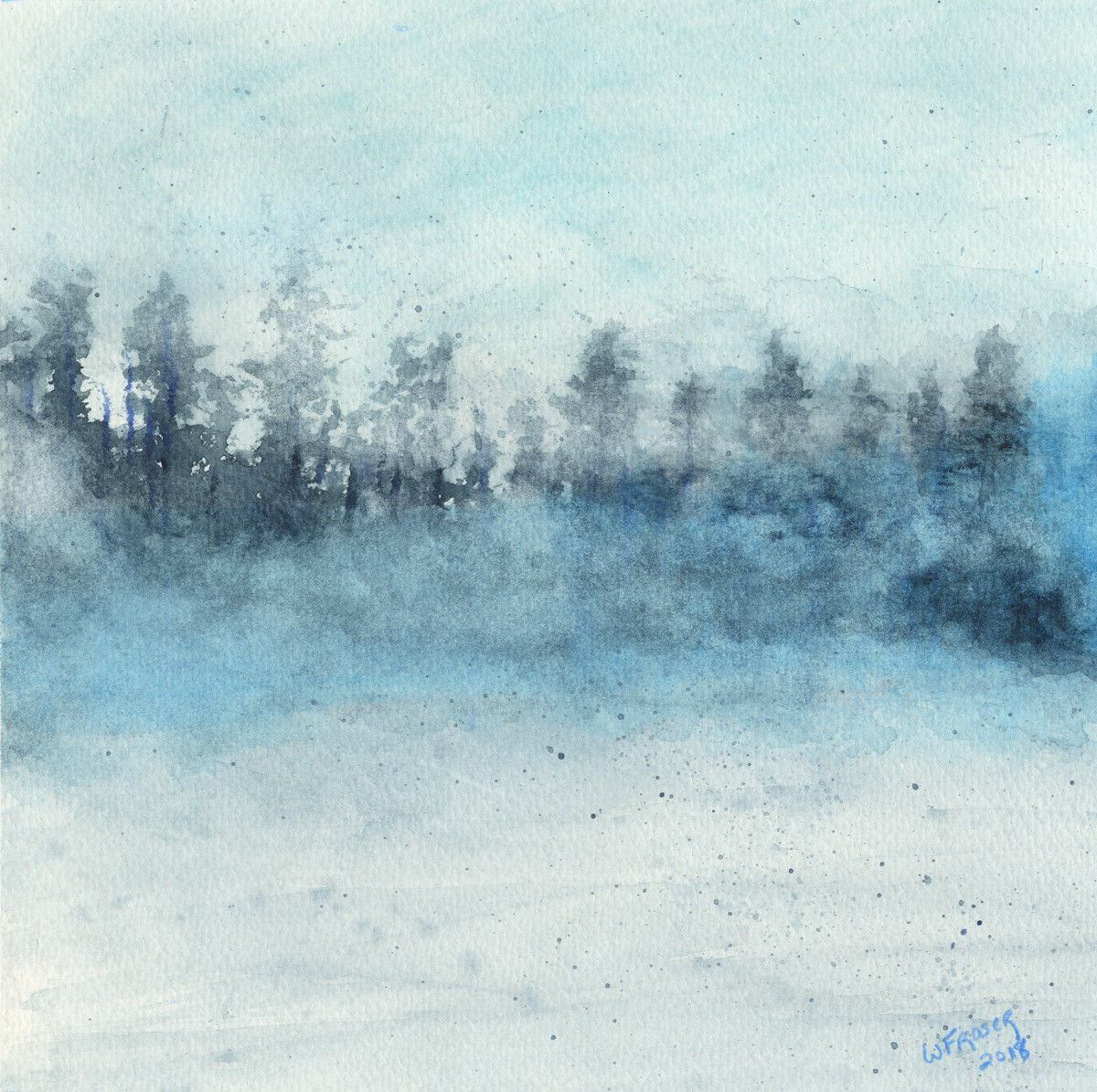 SOLD - Mist in the Forest by Wanda Fraser 
