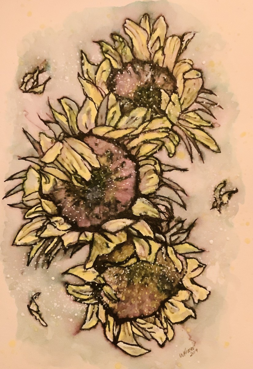 Sunflowers by Wanda Fraser 