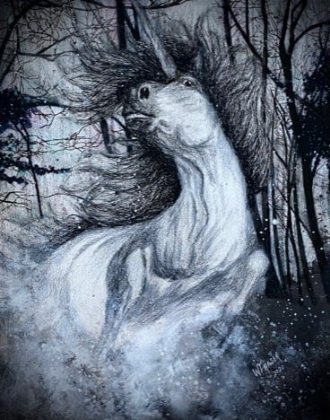 Unicorn  Image: Unicorn, the national animal of Scotland
