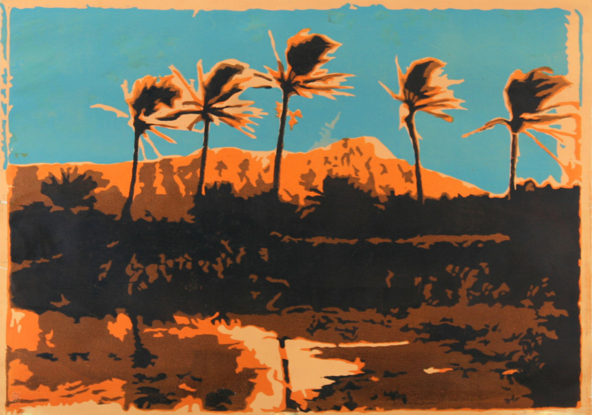 "Fire Palms" by John McCaskill 