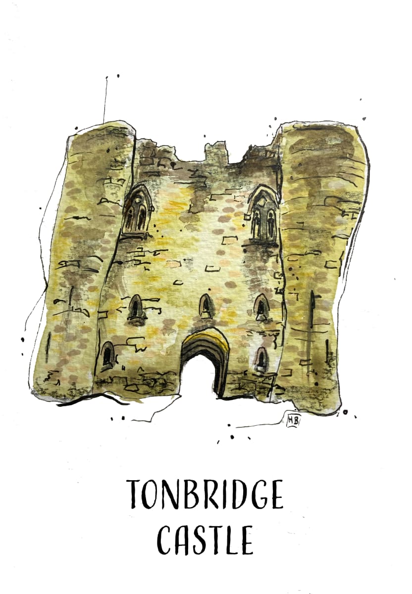 Tonbridge Castle by Helen Bennett 