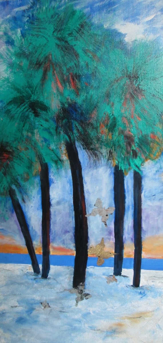 Holmes Beach Butterflies by Lolly Owens 