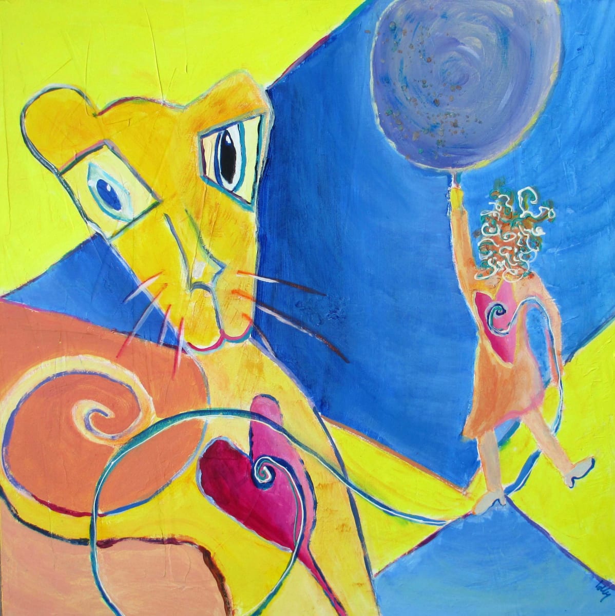 Tat Cat No 5 by Lolly Owens 