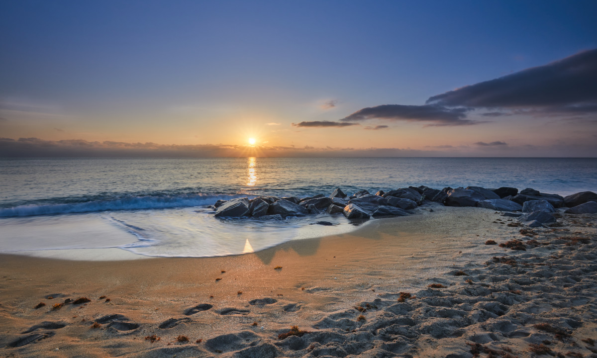 Ocean Ridge Sunrise by Kent Burkhardsmeier 