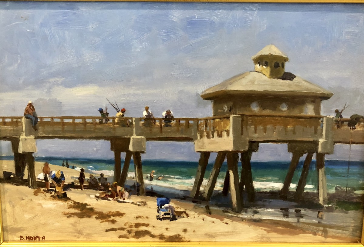 Jupiter pier by Bruce North Artwork 