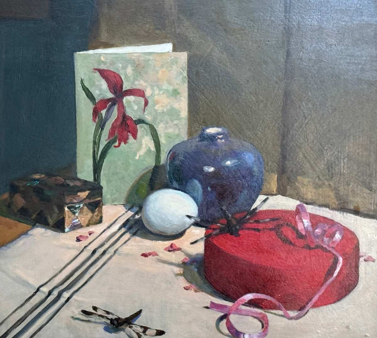 Dragonfly Vanitas by Bruce North Artwork 