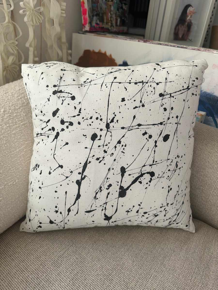 Splatter Pillow by Dominique Fierro, Image 2.