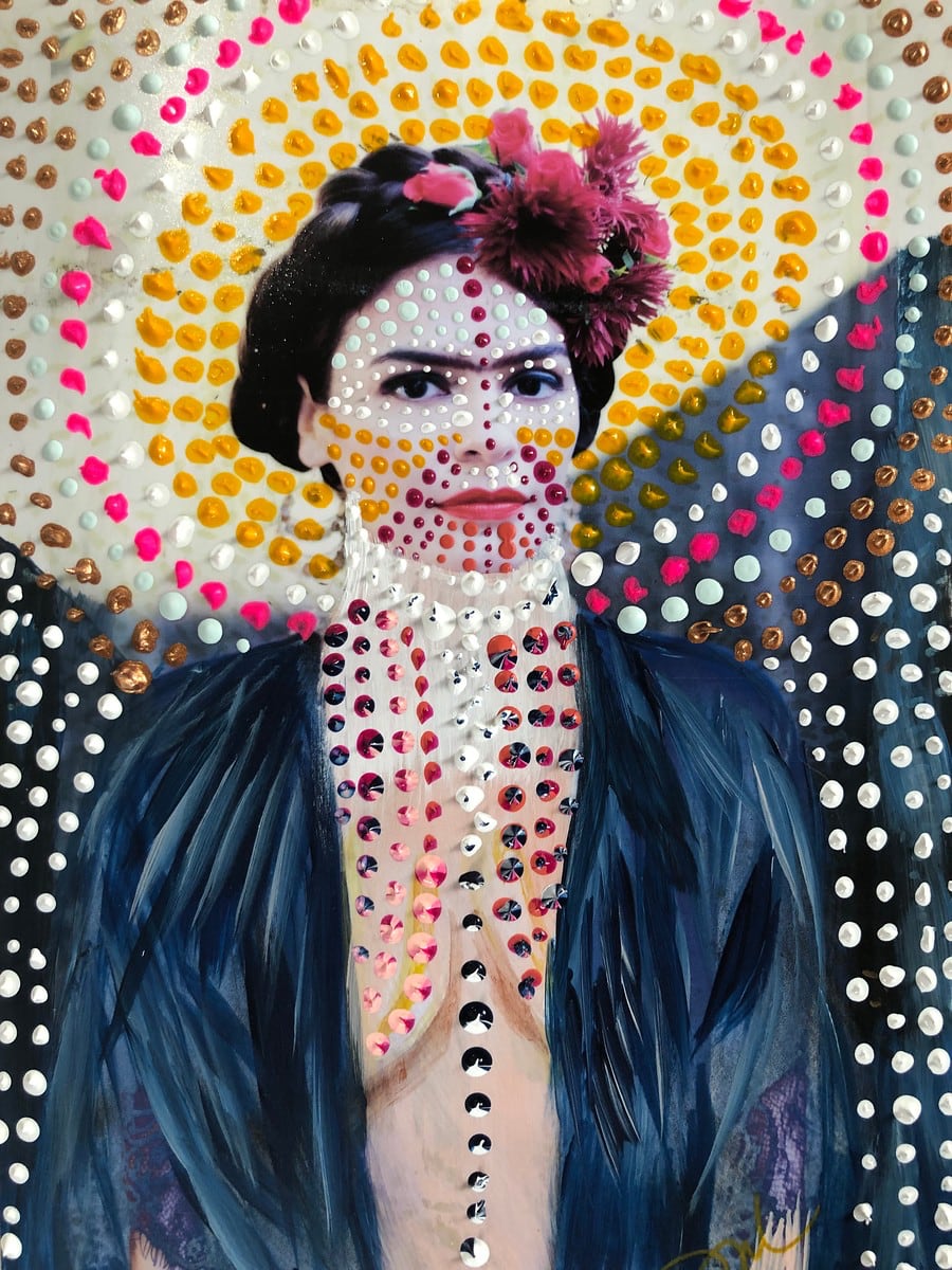Mask 6 Frida by Dominique Fierro 