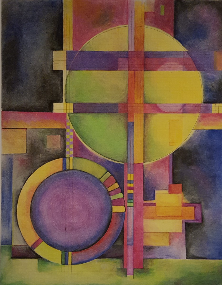 Chasing Kandinsky: Composition #5 by Jude Barton 