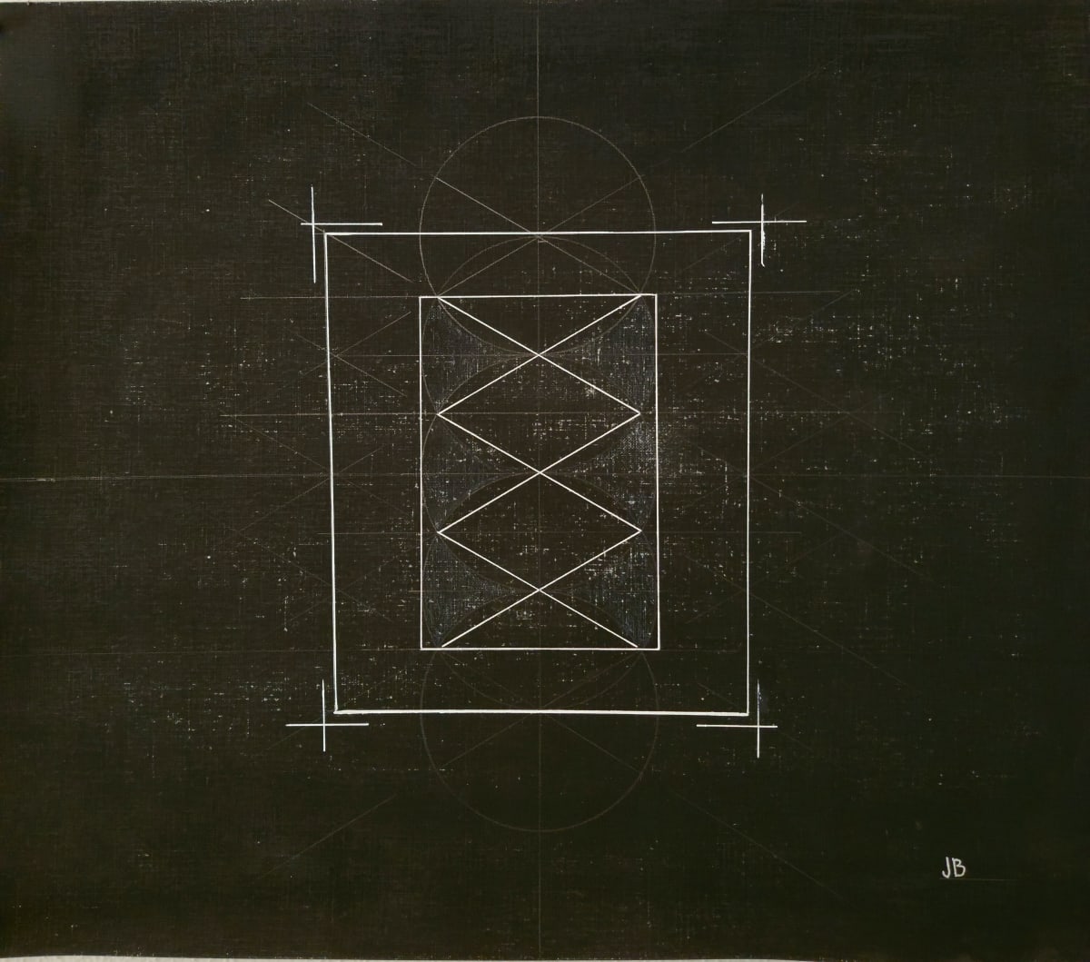 Vesica Piscis Black #5 by Jude Barton  Image: Vesica Piscis Black #5