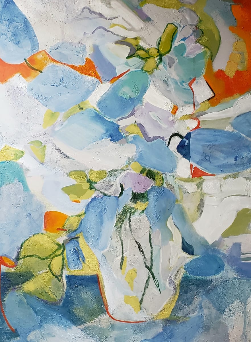 True North by Sue Dion  Image: "True North" is a phrase I think of when I feel drawn to go in a certain direction.  This painting represents that direction at this point in time.