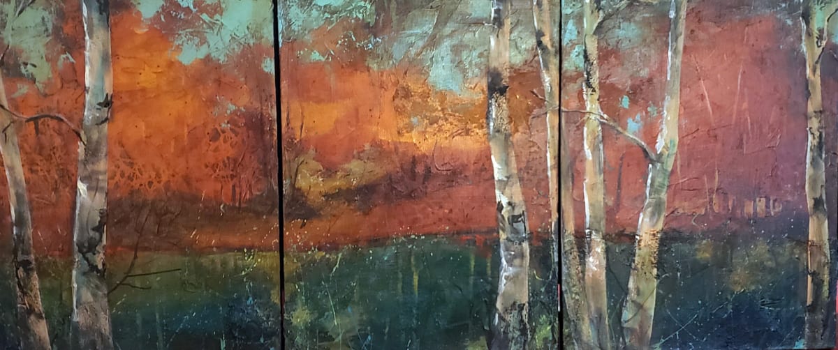 Ablaze with Birches by Sue Dion 