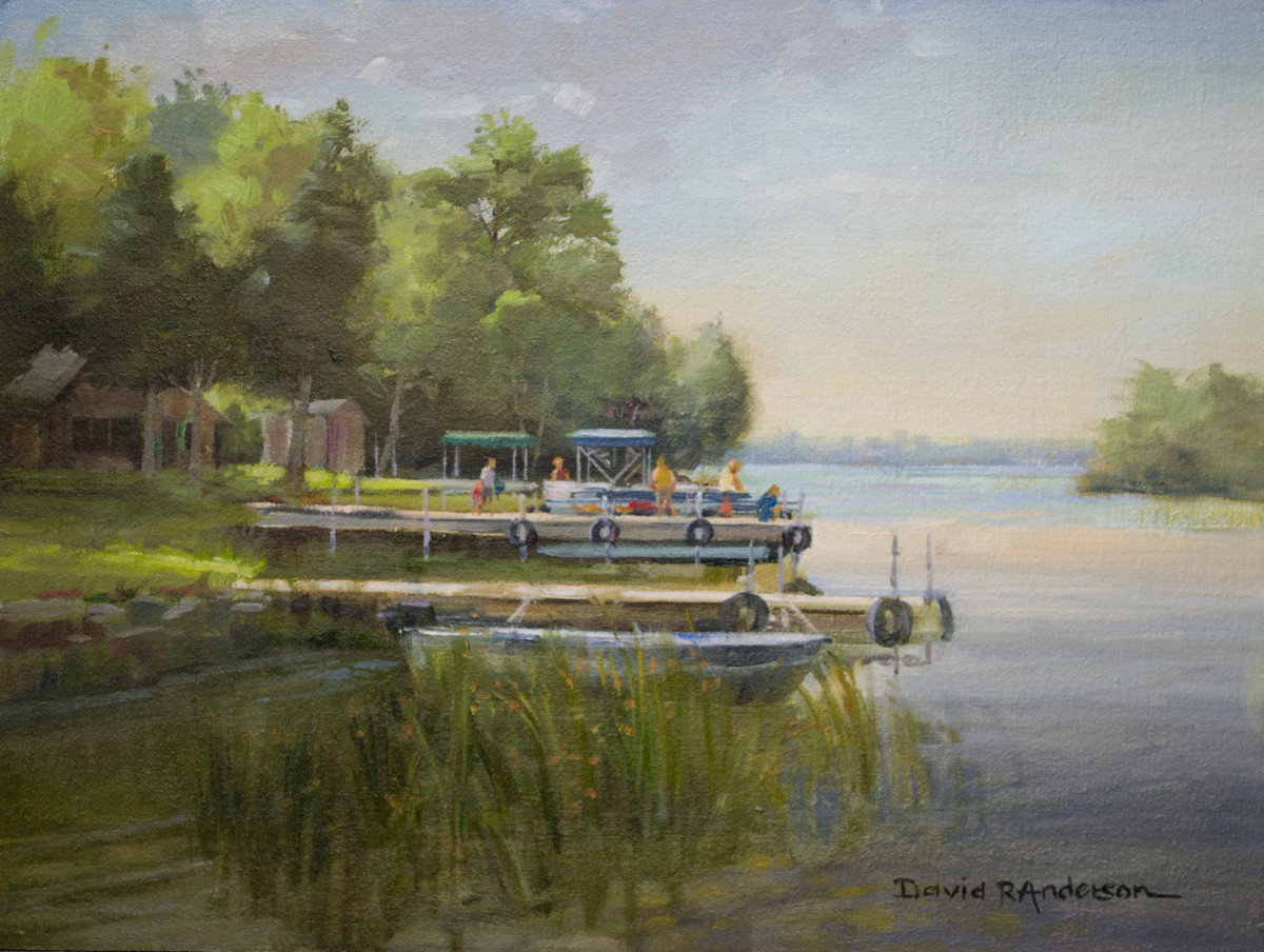 Morning on The Lake by David R. Anderson 
