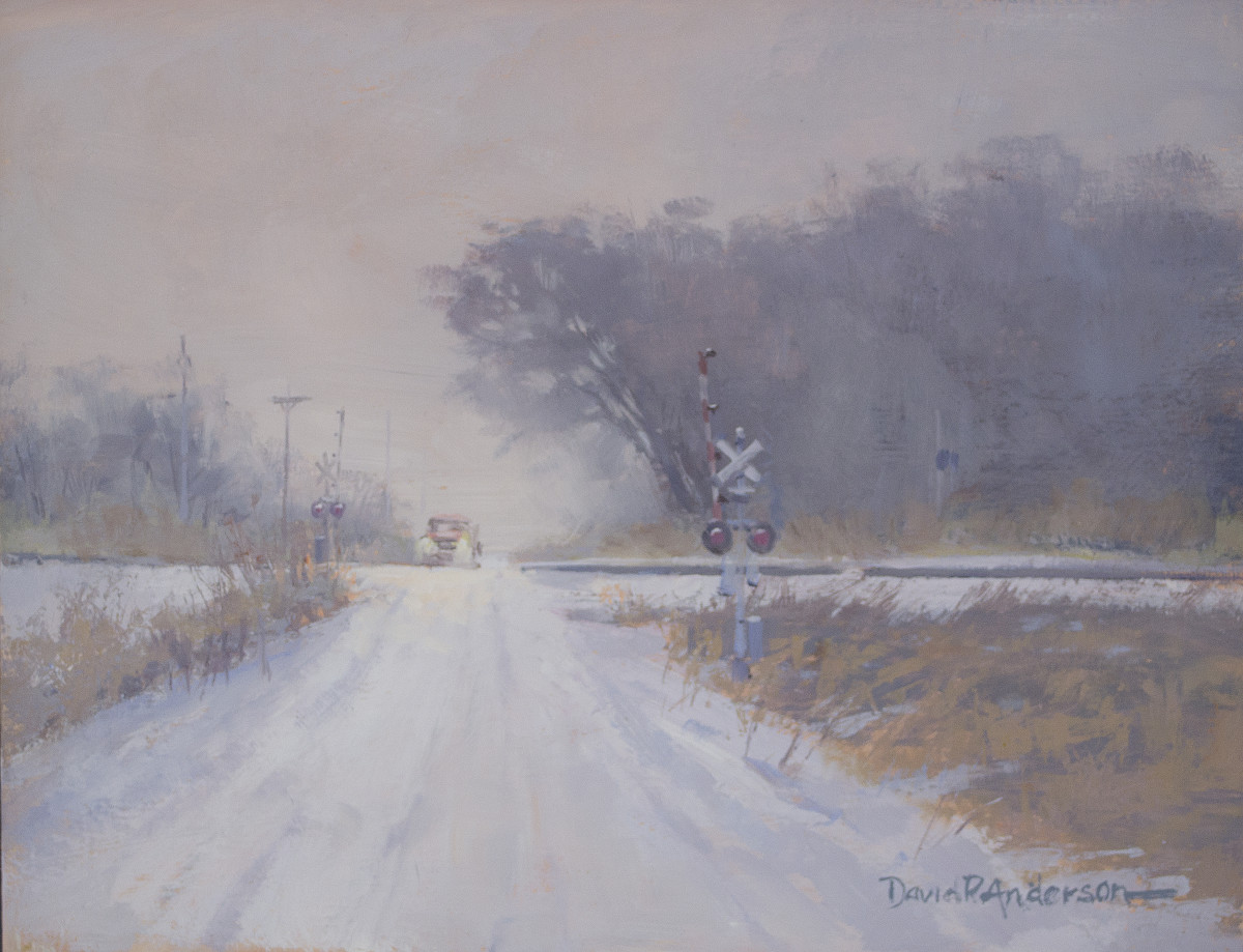 Winter Crossing by David R. Anderson 