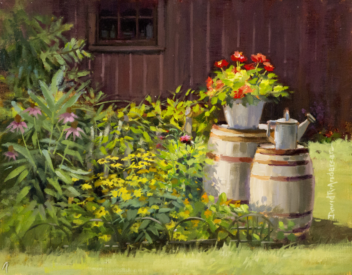 Wooden Barrels by David R. Anderson 