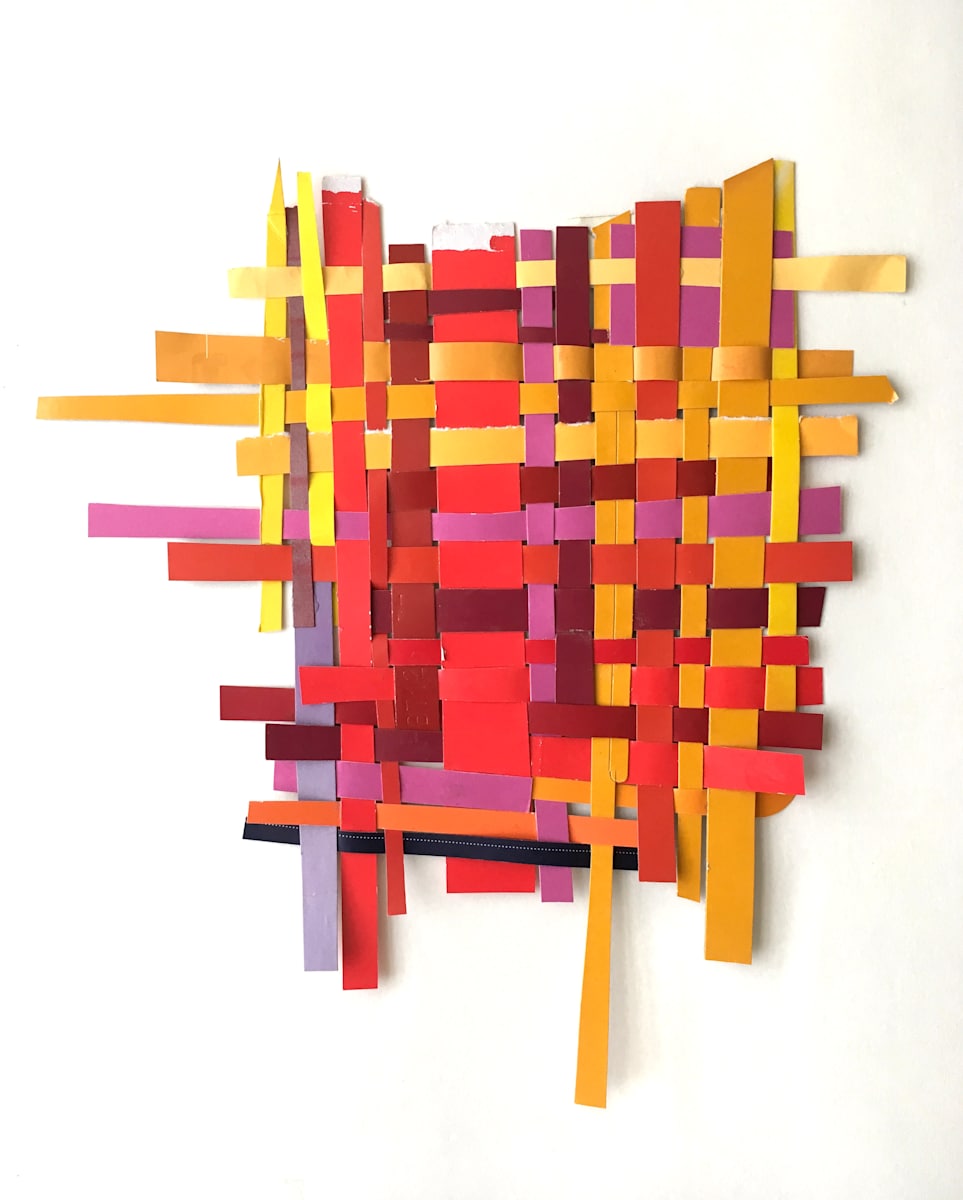 Woven Purple Yellow by Karin Stack, Image 1.