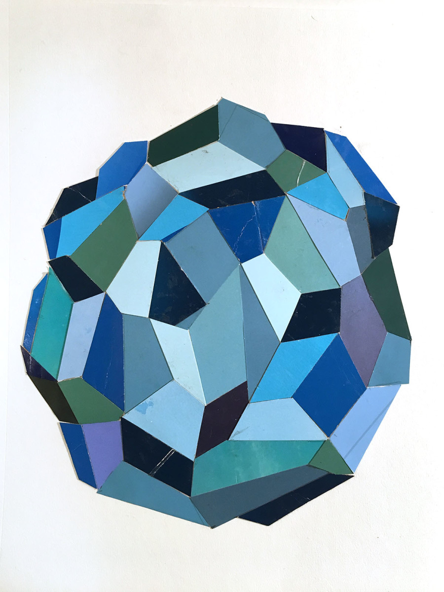 Facet Blue 1 (Machine) by Karin Stack 