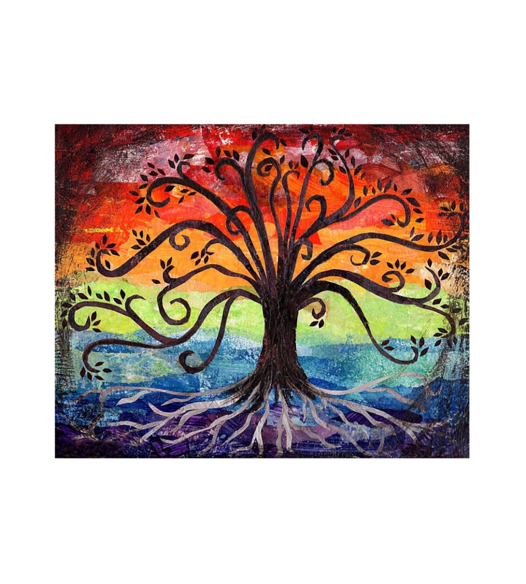 Tree of Life- LOVE  Image: The first in a new series - ‘Tree of Life-Love’ is my desire to put forth artwork that resonates love, peace and harmony. Love always wins. 