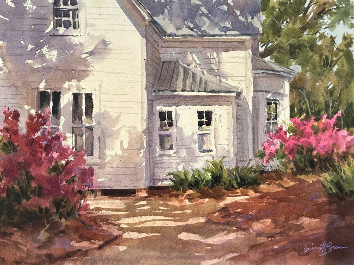 Dappled Azaleas by Brienne M Brown 