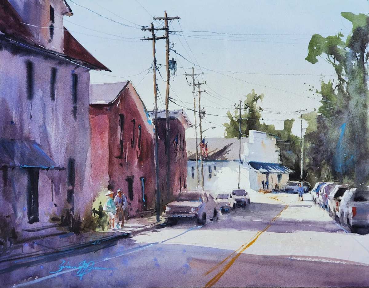 Main Street Morning by Brienne M Brown, Image 1.
