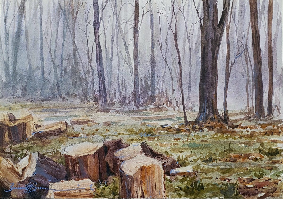 Fog & Logs by Brienne M Brown, Image 8.