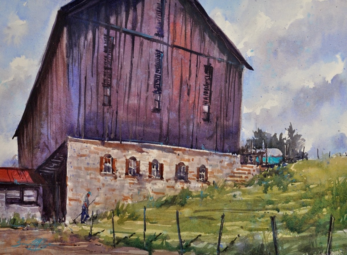 The Hodge Barn by Brienne M Brown 