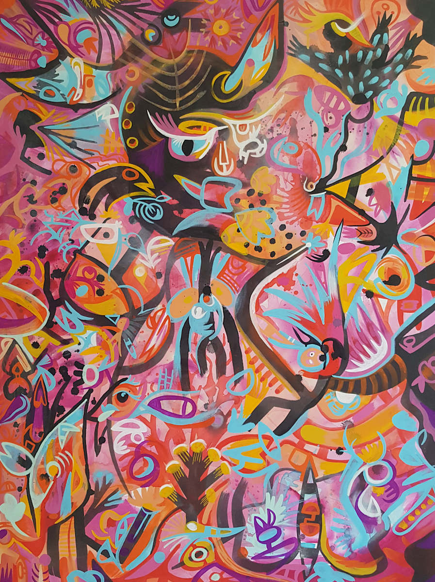 Squid and Bunnies by Mindy Fisher, Image 1.