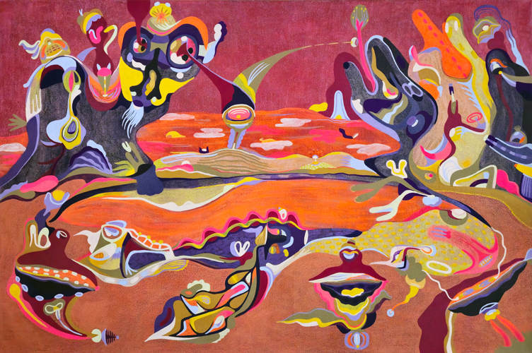 Orange Scene by Mindy Fisher, Image 1.