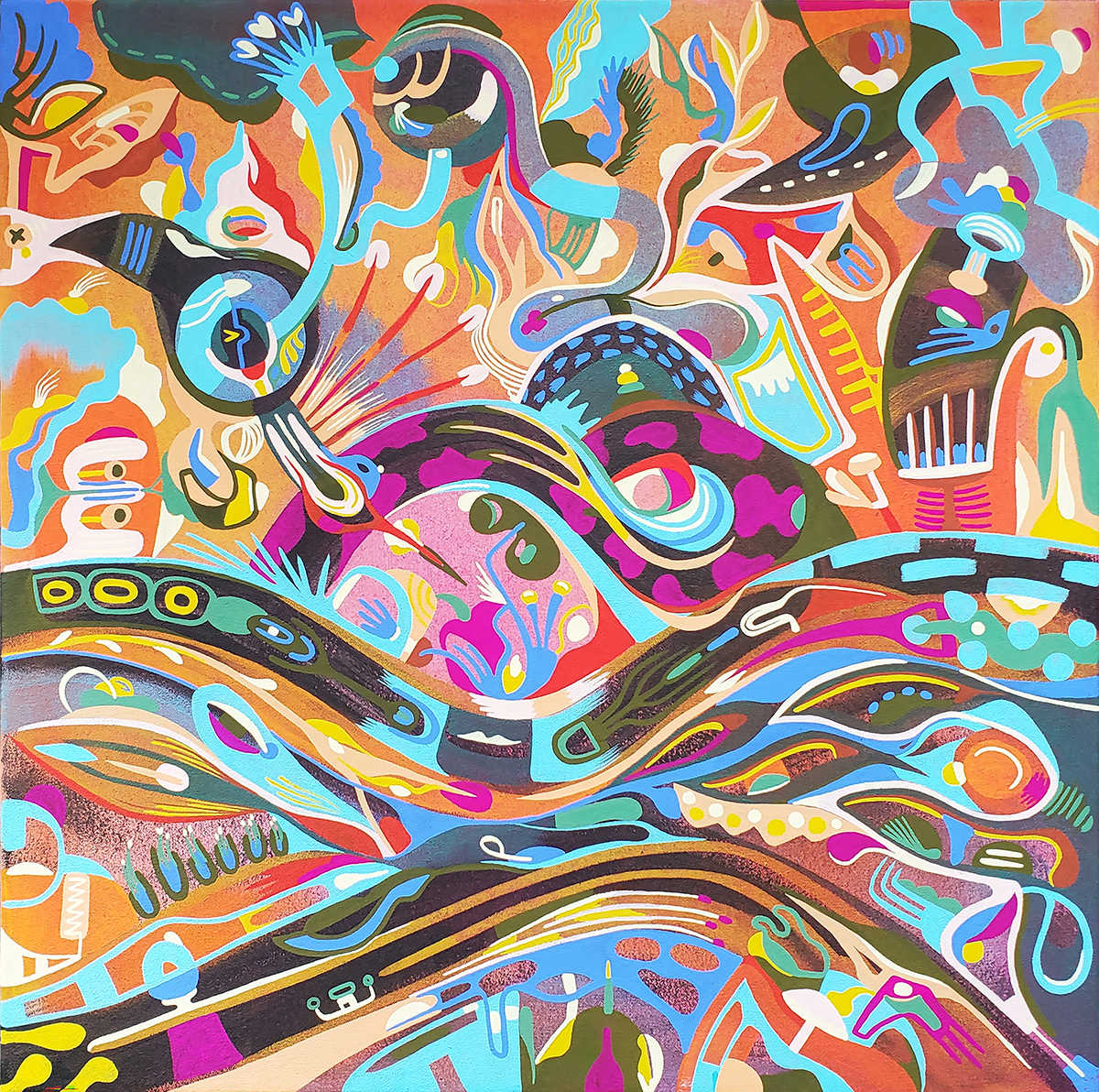 Wonky Wave by Mindy Fisher, Image 1.